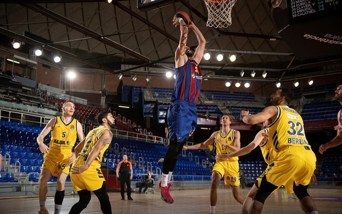 Μπαρτσελόνα - Άλμπα Βερολίνου 80-67: Μίροτιτς και Καλάθης οδήγησαν τους Καταλανούς (video)