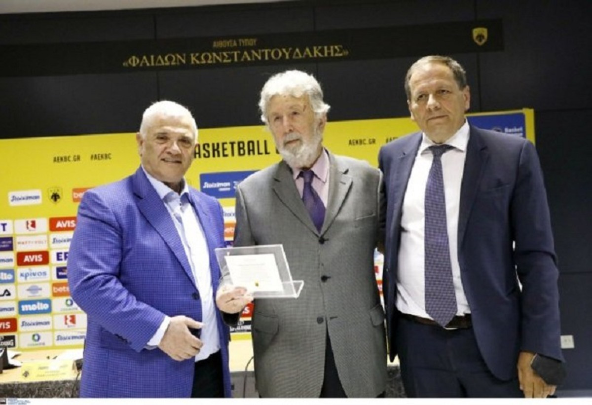 Όλη η ΑΕΚ τίμησε τον Φαίδωνα Κωνσταντουδάκη: &quot;Η ζωή μου όλη... ΑΕΚ&quot; (pics)