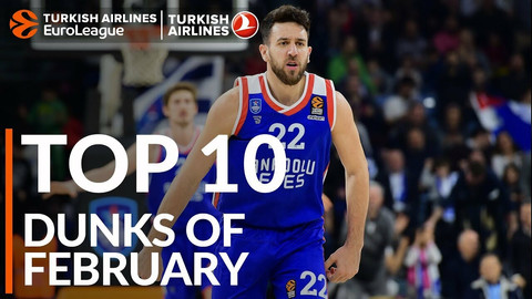 Με Τόμας και Γκιστ το Top-10 καρφωμάτων της Euroleague τον Φεβρουάριο (video)