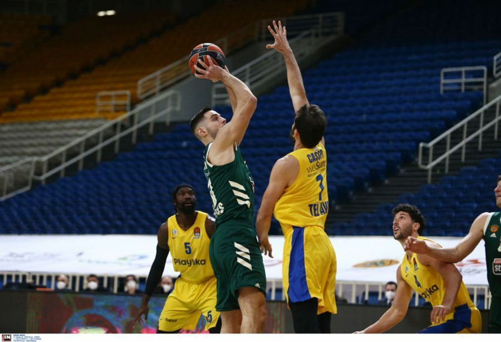 Παναθηναϊκός-Μακάμπι Τ.Α. 81-63: Επιστροφή στις νίκες με ξέσπασμα Παπαπέτρου