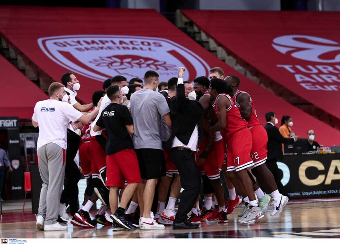 Ολυμπιακός: Το νικητήριο buzzer beater του Χάρισον και οι πανηγυρισμοί! (vid)