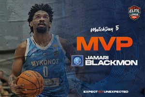 Elite League: MVP της 5ης αγωνιστικής ο Μπλάκμον της Μυκόνου