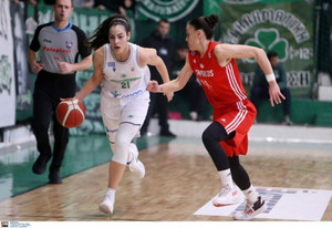 Ο Παναθηναϊκός τη νίκη, 77-63, ο Ολυμπιακός τη διαφορά στο ντέρμπι της Α1 Γυναικών