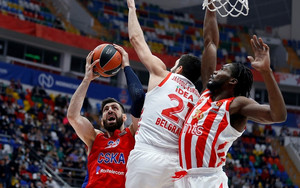 ΤΣΣΚΑ Μόσχας - Ερυθρός Αστέρας 87-72: Ο Σενγκέλια έδειξε τον δρόμο στους Ρώσους (video)