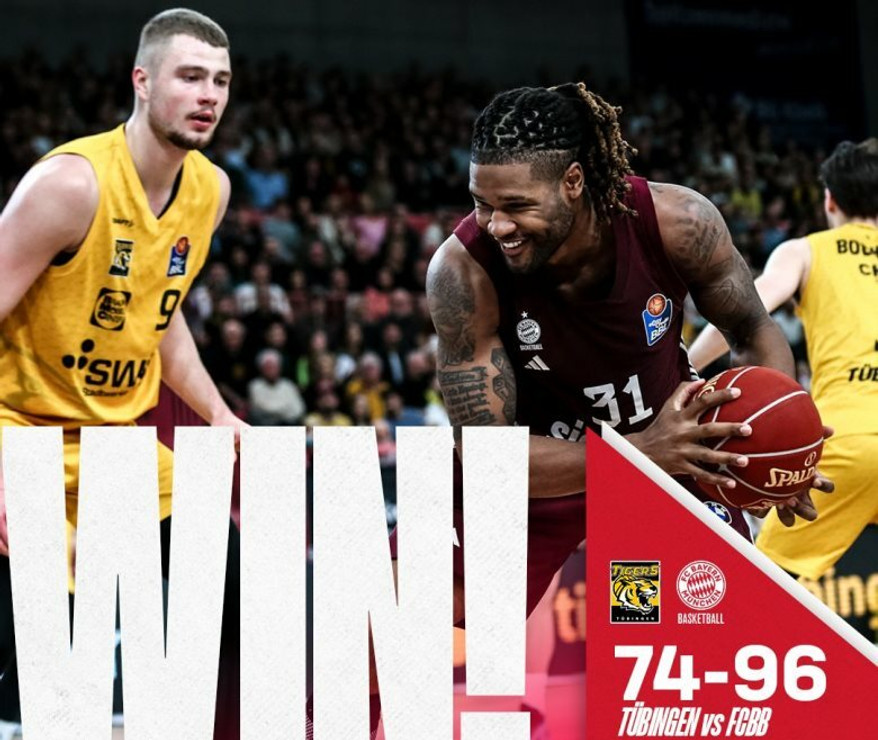Mε Φρανσίσκο η Μπάγερν 96-74 την Τούμπιγκεν του Γ.Καλαϊτζάκη