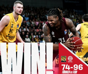 Mε Φρανσίσκο η Μπάγερν 96-74 την Τούμπιγκεν του Γ.Καλαϊτζάκη