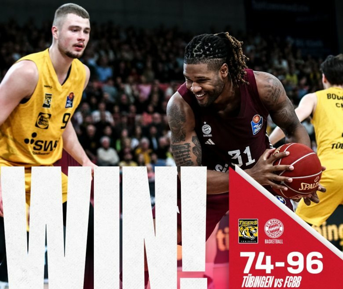 Mε Φρανσίσκο η Μπάγερν 96-74 την Τούμπιγκεν του Γ.Καλαϊτζάκη