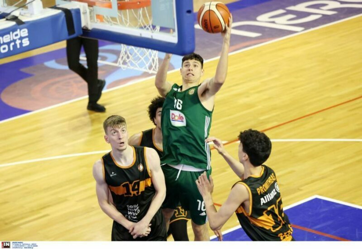 Χάλκινο μετάλλιο ο Παναθηναϊκός 66-59 τον Προμηθέα στους Έφηβους