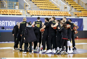 Final-8 Κυπέλλου ΟΠΑΠ: Οι φωτογραφίες από την προπόνηση της ΑΕΚ στο Ηράκλειο
