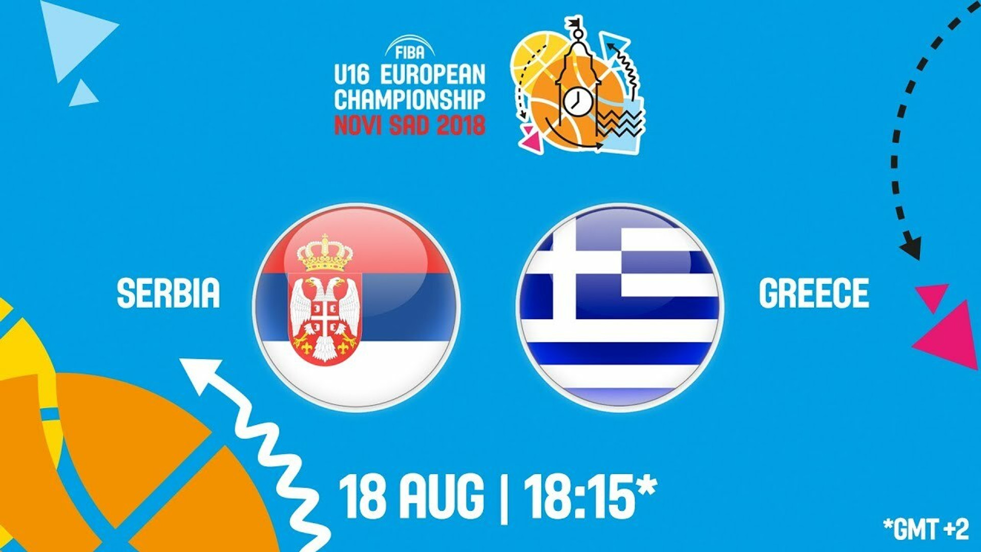 Live TV: Σερβία-Ελλάδα (19.15) για τις θέσεις 5-6 του Eurobasket U16!