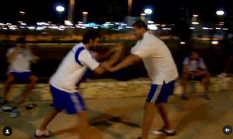 Απίστευτο βίντεο με Σπανούλη και Παπαδόπουλο σε αγώνα τζούντο! (vid)