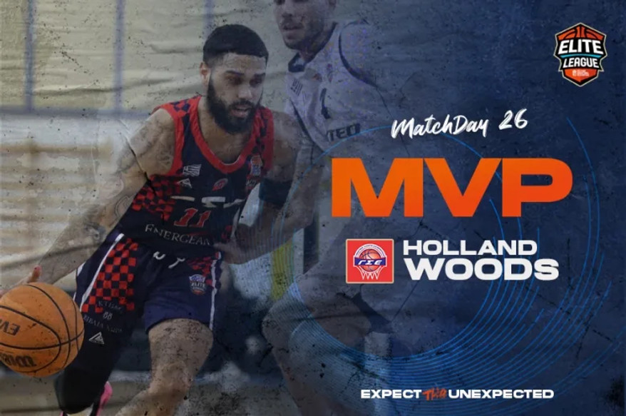O Γουντς της Ελευθερούπολης MVP αγωνιστικής στην Elite League