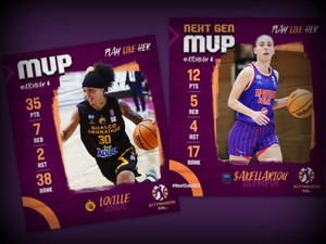Α1 Γυναικών: MVP η Λοβίλ του Αθηναϊκού, Next Gen η Σακελλαρίου του Πρωτέα (pics)