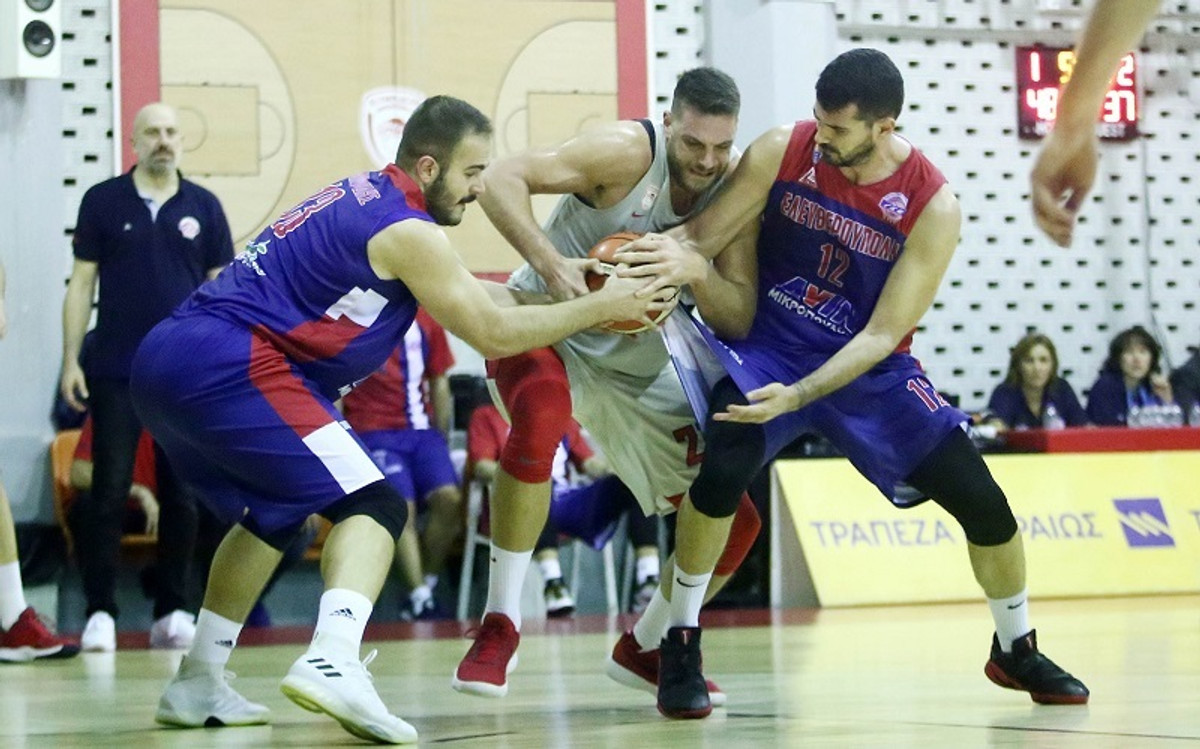 Ολυμπιακός Β - Ελευθερούπολη 89-85: Δραματική νίκη στην παράταση