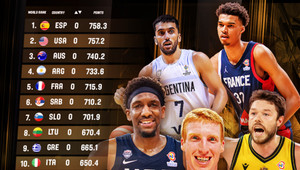 FIBA Ranking: Παραμένει στην κορυφή η Ισπανία, σταθερά 9η η Ελλάδα
