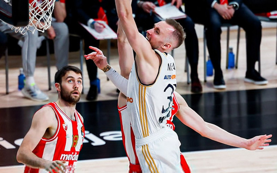 Γύρισε από το -16 η Ρεάλ, 101-94 τον Ερυθρό Αστέρα