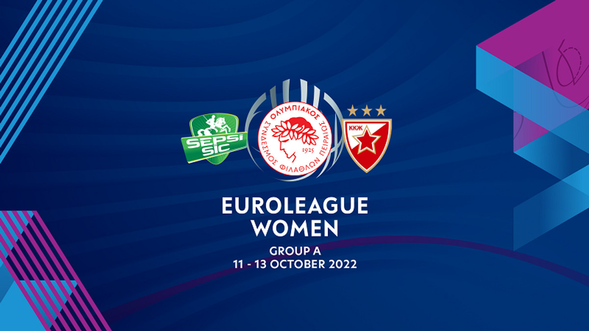 Euroleague Γυναικών: Με Ερυθρό Αστέρα και Σέπσι ο Ολυμπιακός