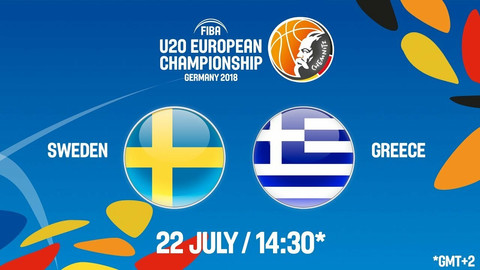 Live TV: Ελλάδα-Σουηδία στο Eurobasket U20 για την παραμονή στην κατηγορία