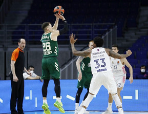 &quot;Έπεσε&quot; ξανά στη Μαδρίτη 76-66 από τη Ρεάλ ο Παναθηναϊκός