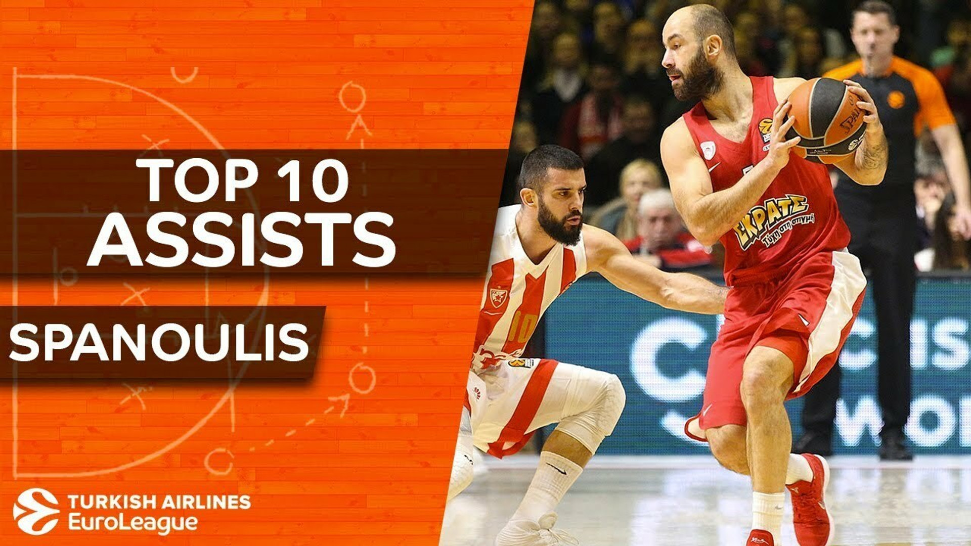 To Top-10 του Σπανούλη στις ασίστ
