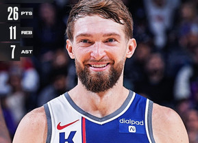 Ρεκόρ Σαμπόνις με 30 σερί double-doubles στη νίκη των Κινγκς στην Ιντιάνα! (vids)