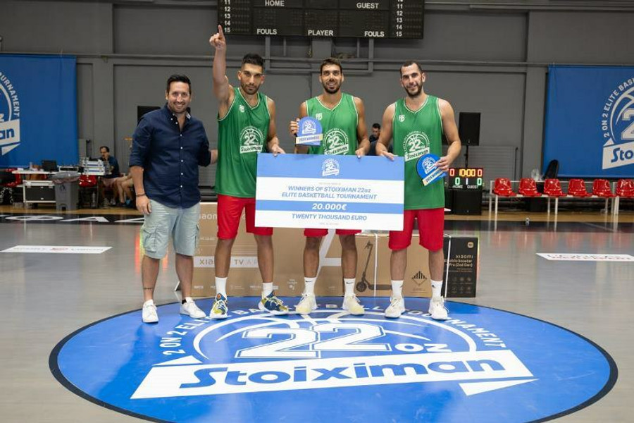 Μποχωρίδης, Κασελάκης και Περσίδης νικητές στο 2ο “Stoiximan 22oz Elite Basketball Tournament”