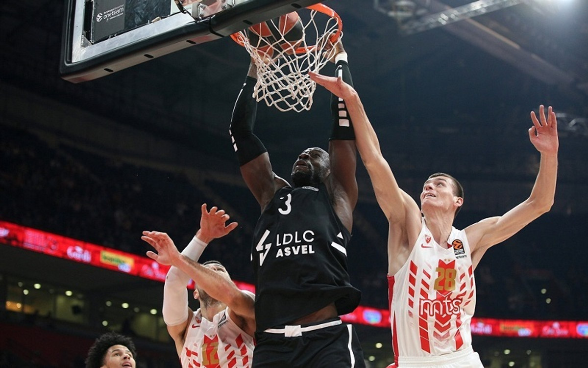 Δραματική νίκη για τη Βιλερμπάν, 74-72 τον Ερυθρό Αστέρα στην παράταση (vid)