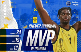 Basket League: Ο Γκούντγουιν του Άρη αναδείχτηκε MVP της 1ης αγωνιστικής