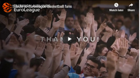 Το ευχαριστώ της Εuroleague στους φιλάθλους όλων των ομάδων (video)