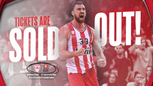 Ολυμπιακός: Sold out ο αγώνας με την Αρμάνι Μιλάνο!
