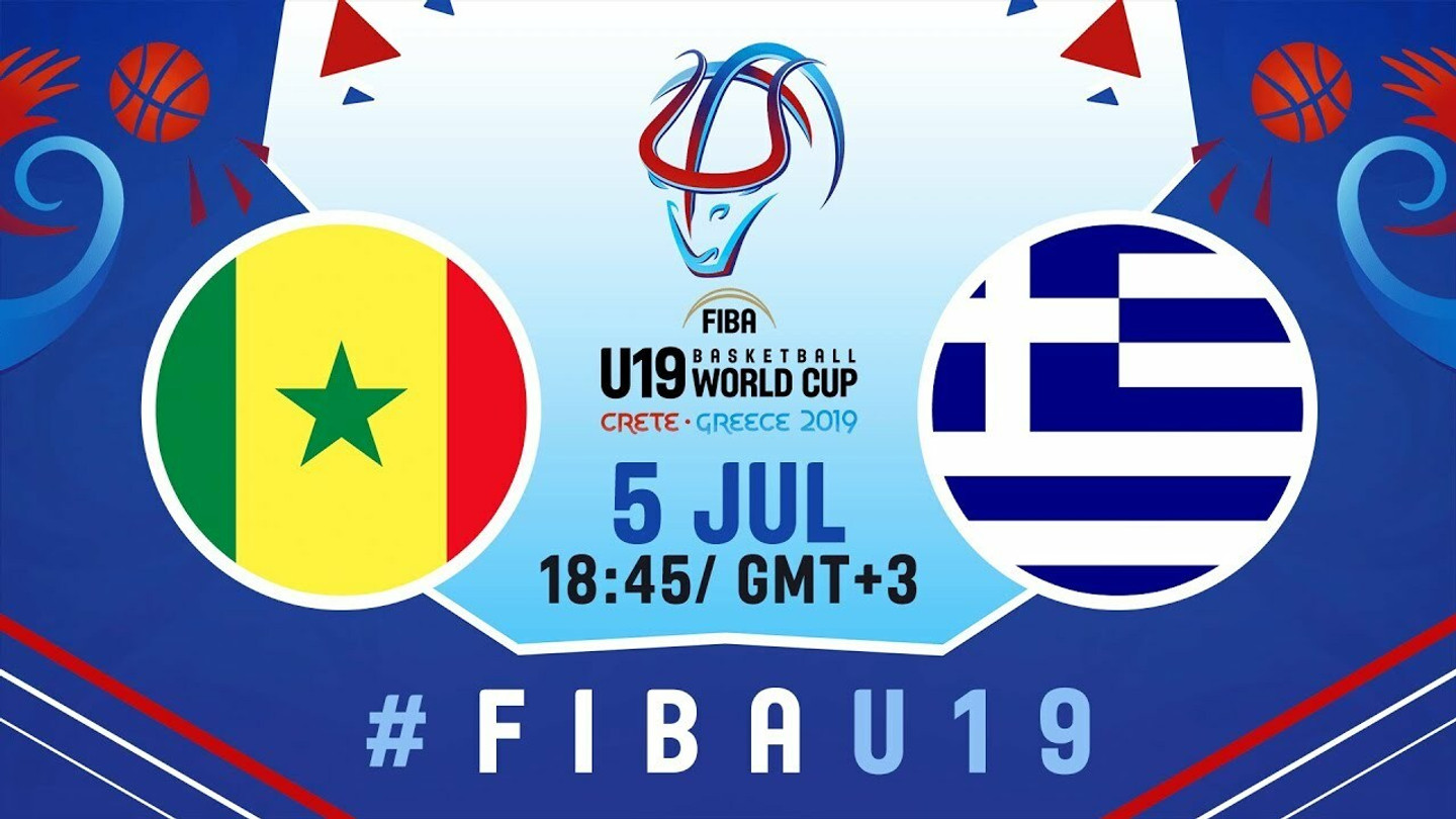 LIVE STREAMING Παγκόσμιο U19: Σενεγάλη-Ελλάδα για τις θέσεις 9-16 στις 18:45