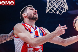 Ερυθρός Αστέρας-Τσιμπόνα 88-78: Με σούπερ Ντόμπριτς πριν από τον Ολυμπιακό (vid)
