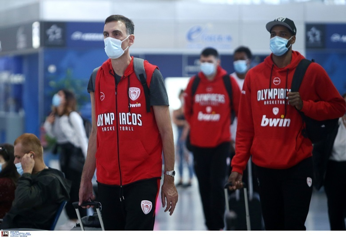 Ολυμπιακός: Με Χαραλαμπόπουλο στο Μόναχο (pics)