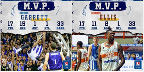 ΕΚΟ Βasket League: Ο Γκάρετ του Ηρακλή και ο Έλις του Προμηθέα MVP&#039;s της 2ης αγωνιστικής