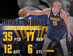 Εντυπωσιακά triple double από Γιόκιτς και Ντόντσιτς (videos)