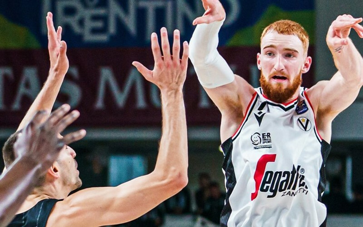 Σπουδαίο &quot;διπλό&quot; η Βίρτους πριν από το ΟΑΚΑ, 71-64 την Τρέντο (video)