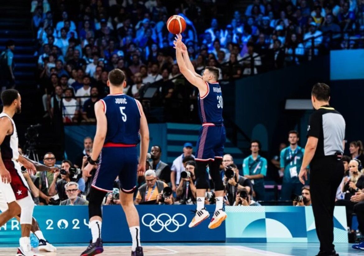 H απίθανη Σερβία σοκάρει με 54-43 στο ημίχρονο τις ΗΠΑ (video)