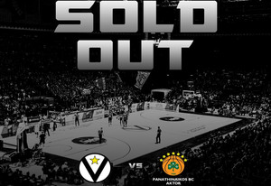 Βίρτους Μπολόνια: Aνακοίνωσε sold-out για το παιχνίδι με τον Παναθηναϊκό
