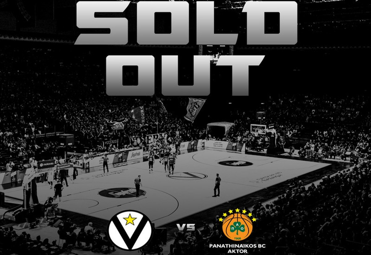 Βίρτους Μπολόνια: Aνακοίνωσε sold-out για το παιχνίδι με τον Παναθηναϊκό