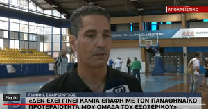 Σφαιρόπουλος: Οι δηλώσεις για Εθνική και Παναθηναϊκό στην ΕΡΤ (video)