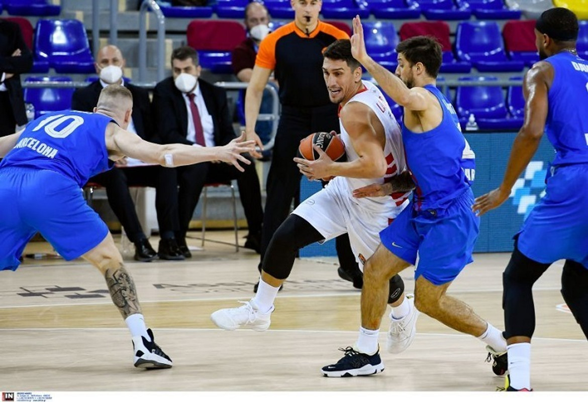 Μπαρτσελόνα-Ολυμπιακός: Τα highlights από το ντέρμπι στο Παλάου Μπλαουγκράνα (video)