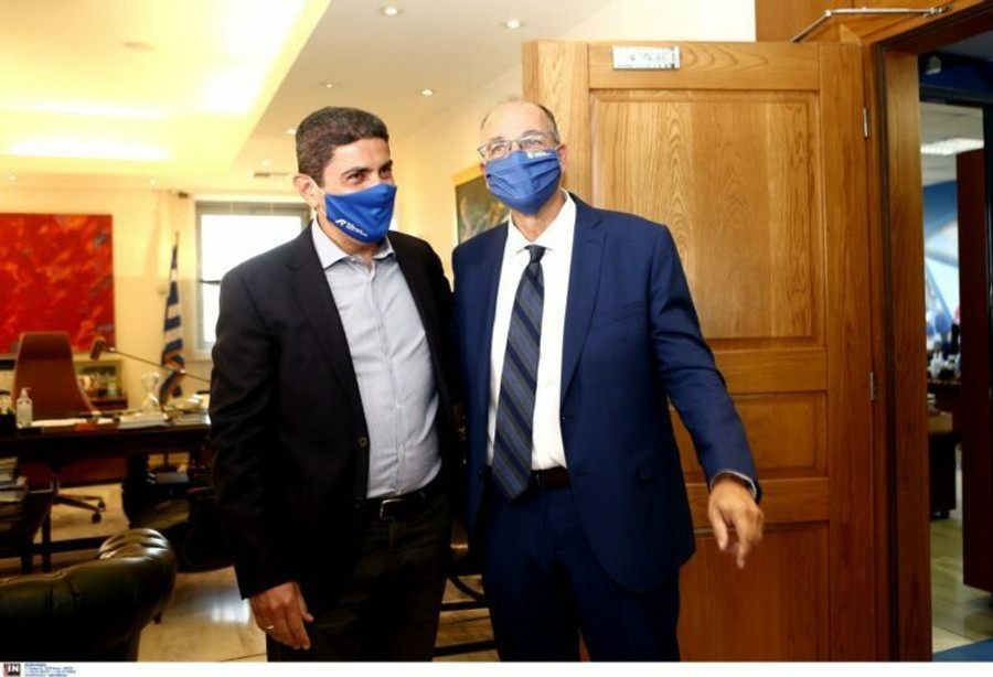 Σε άριστο κλίμα η συνάντηση Αυγενάκη-Λιόλιου (pics)