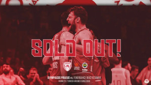 Ολυμπιακός: Sold out ο αγώνας με τη Φενέρμπαχτσε