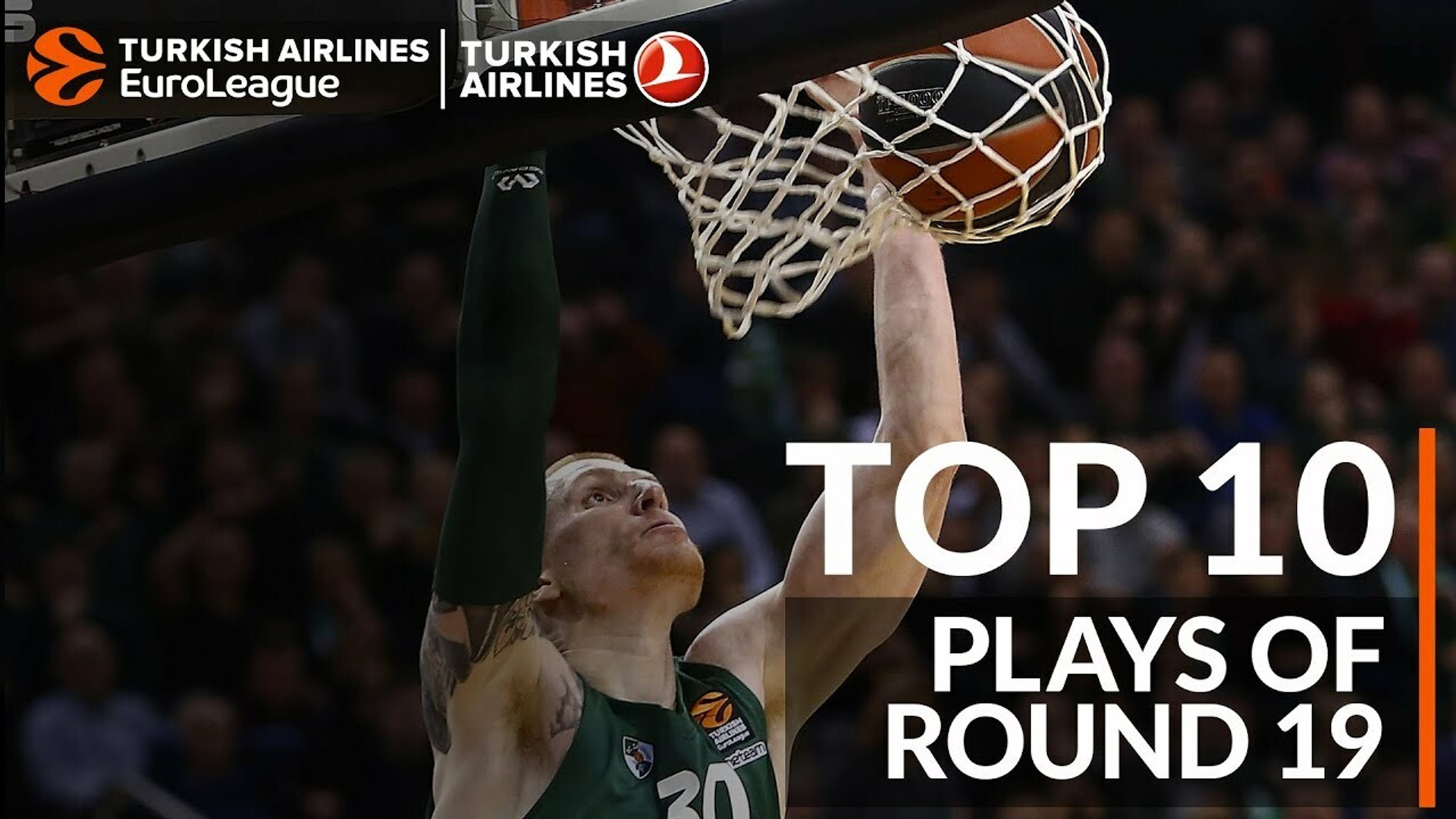 To alley-oop κάρφωμα του Γουάιτ στην κορυφή του Top-10 της Euroleague (video)