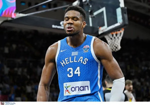 Με Γιάνναρο και Ντόρσεϊ πρώτη η Ελλάδα 90-86 την Ισπανία