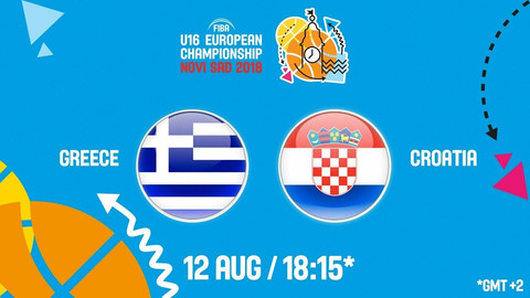 Live TV: Ελλάδα-Κροατία στο Eurobasket Παίδων