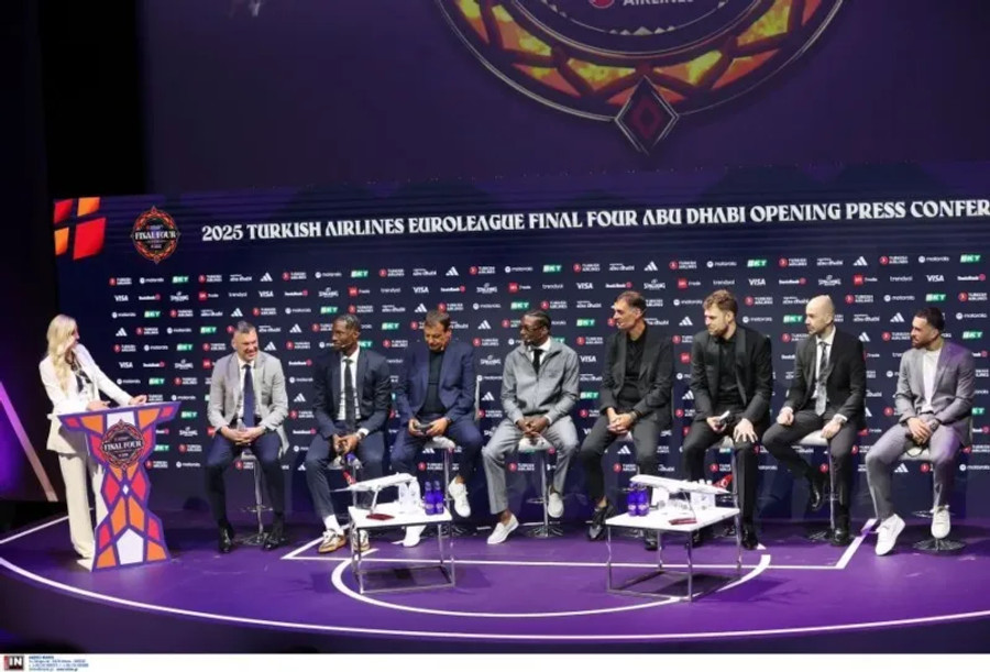 EuroLeague Final-4: Τα photo clicks της συνέντευξης προπονητών-παικτών ( gallery)