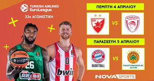 Μπασκετική πανδαισία με EuroLeague, EuroCup και Final Four του NCAA στο Novasports!