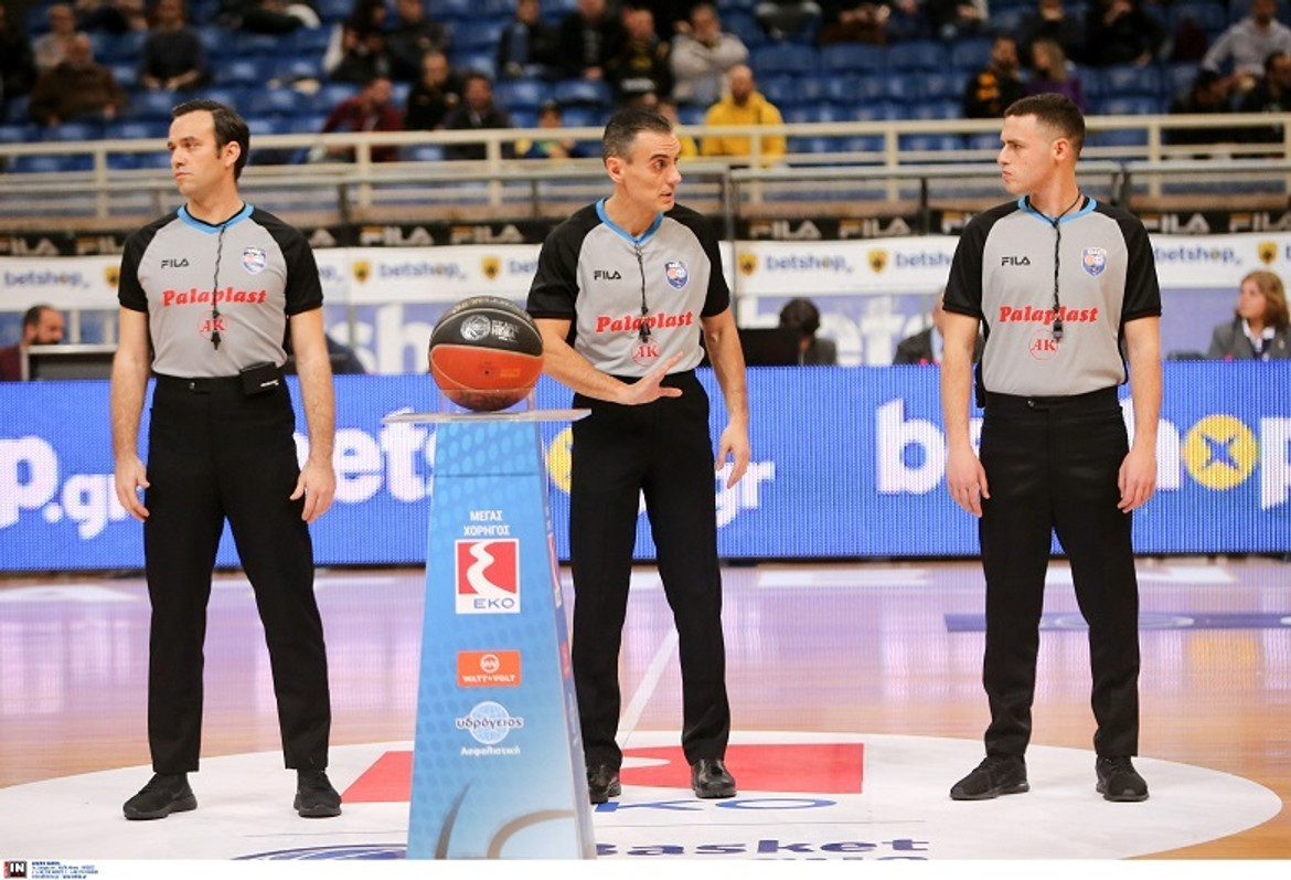 Οι διαιτητές σε 20ή και 21η αγωνιστική της EKO Basket League