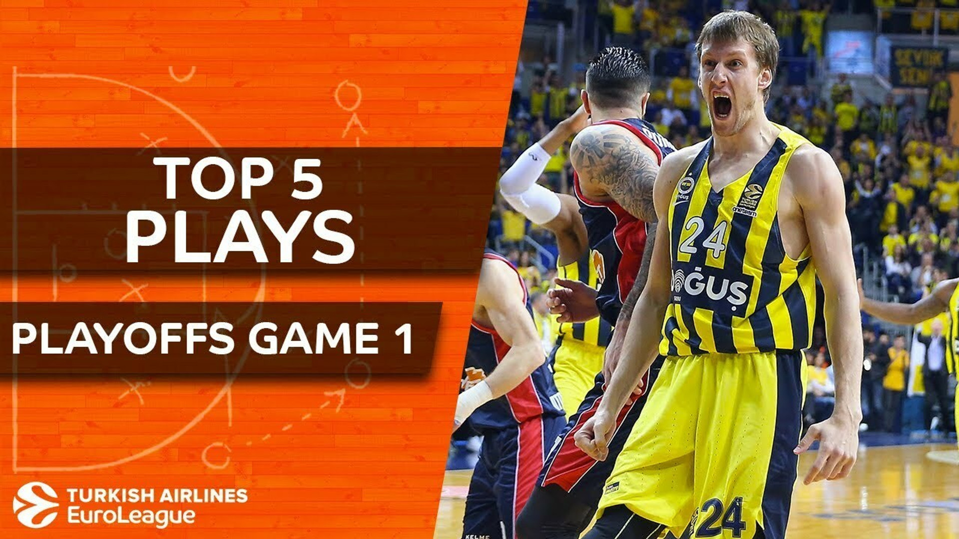 Με ελληνικό χρώμα το Top-5 των Game 1 στη Euroleague